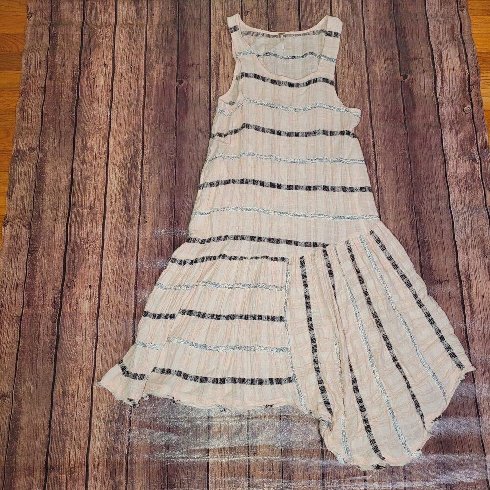 Free People Dress Womens XS Light Peach Asymmetrical Sleeveless Swiftie